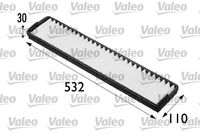 VALEO 698168 - Filtro, aire habitáculo
