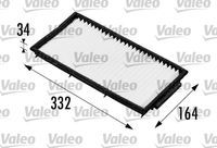 VALEO 698170 - Filtro, aire habitáculo