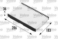 VALEO 698664 - Filtro, aire habitáculo