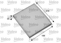 VALEO 698870 - Filtro, aire habitáculo
