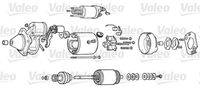 VALEO D9E124 - Motor de arranque