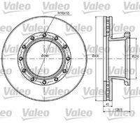 VALEO 187069 - Disco de freno