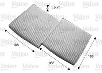 VALEO 715714 - Filtro, aire habitáculo