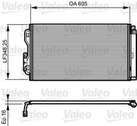 VALEO 814190 - Condensador, aire acondicionado