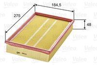 VALEO 585039 - Filtro de aire