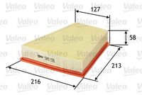 VALEO 585136 - Filtro de aire