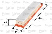VALEO 585205 - Filtro de aire