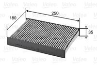 VALEO 715820 - Filtro, aire habitáculo