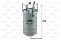 VALEO 587543 - Filtro combustible