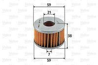 VALEO 587931 - Filtro combustible