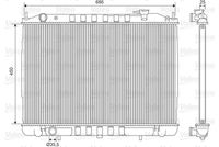 VALEO 701611 - Radiador, refrigeración del motor