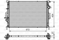VALEO 735602 - Radiador, refrigeración del motor