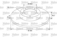 VALEO 675417 - Disco de freno