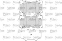 VALEO 601663 - Juego de pastillas de freno