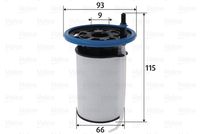 VALEO 587103 - Filtro combustible