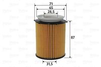 VALEO 586618 - Filtro de aceite