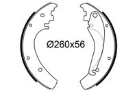 VALEO 564282 - Juego de zapatas de frenos