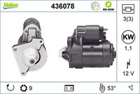 VALEO 436078 - Motor de arranque