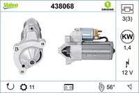VALEO 438068 - Motor de arranque