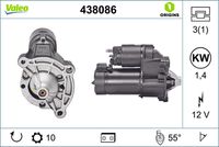VALEO 438086 - Motor de arranque