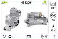 VALEO 438200 - Motor de arranque