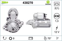 VALEO 438270 - Motor de arranque