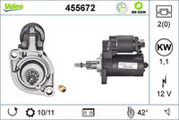 VALEO 455672 - Motor de arranque
