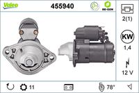VALEO 455940 - Motor de arranque