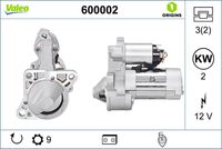 VALEO 600002 - Motor de arranque
