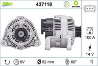 VALEO 437118 - Alternador