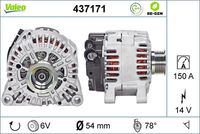 VALEO 437171 - Alternador