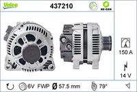 VALEO 437210 - Alternador