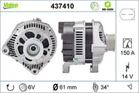 VALEO 437410 - Alternador