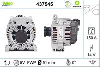 VALEO 437545 - Alternador
