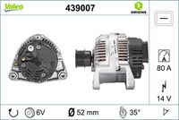 VALEO 439007 - Alternador