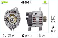 VALEO 439023 - Alternador