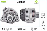 VALEO 439083 - Alternador