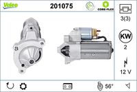 VALEO 201075 - Motor de arranque