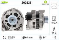 VALEO 200235 - Alternador