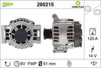 VALEO 200215 - Alternador
