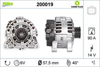 VALEO 200019 - Alternador