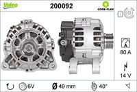 VALEO 200092 - Alternador