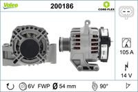 VALEO 200186 - Alternador