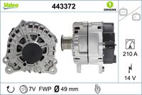 VALEO 443372 - Alternador