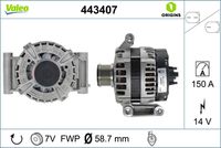 VALEO 443407 - Alternador
