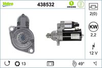 VALEO 438532 - Motor de arranque