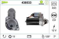 VALEO 438533 - Motor de arranque