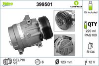 VALEO 399501 - Compresor, aire acondicionado