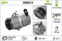 VALEO 399513 - Compresor, aire acondicionado