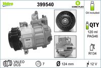 VALEO 399540 - Compresor, aire acondicionado